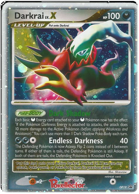 Darkrai LV.X DP Black Star Promos .